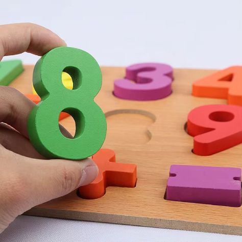 Set 3 Rompecabezas Madera Numero Letras Educativo Niños Lau-9