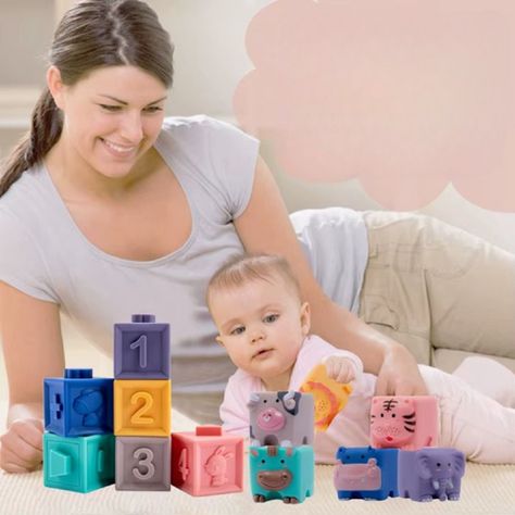 Juguetes Puzzles Bloques Silicona Educativos Niños Lau-5