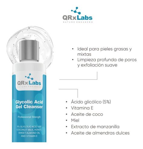 Limpiador Facial Ácido Glicólico -glycolic Acid Gel Cleanser-3