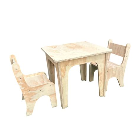 Juego de Mesa y Sillas Montessori Para Niños-0