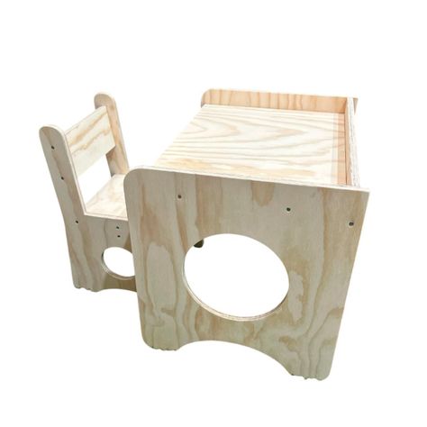 Juego de Mesa y Silla Montessori Para Niños-0