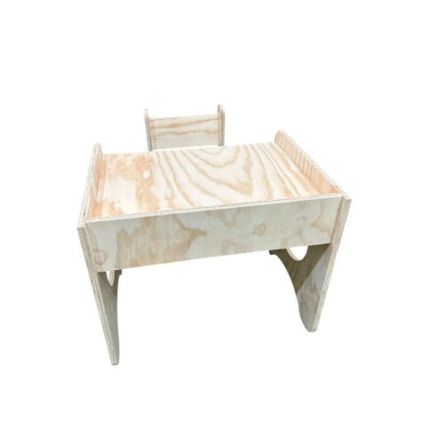 Juego de Mesa y Silla Montessori Para Niños-1