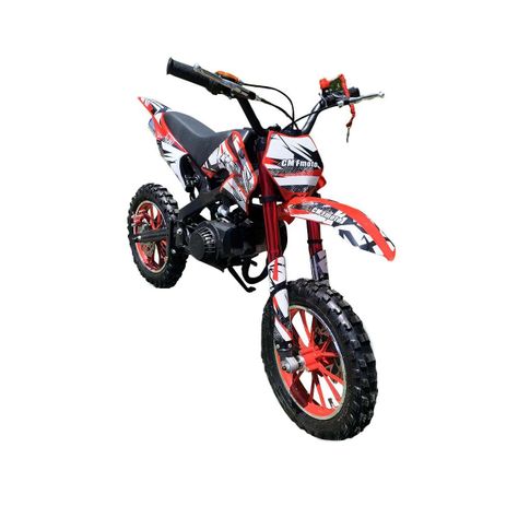 Moto Pitbike 49cc Rojo-0