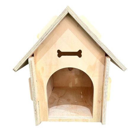 Casa De Madera Para Perros Pequeños Y Medianos-2