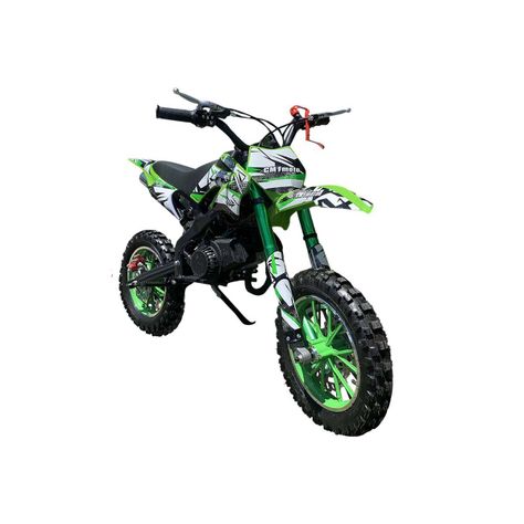 Moto  Pitbike 49cc  Verde-0