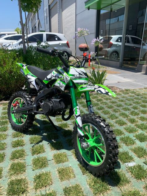 Moto  Pitbike 49cc  Verde-1