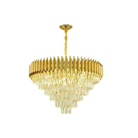 Lámpara colgante Pequeña de decoración clásico contemporáneo Dorado-0