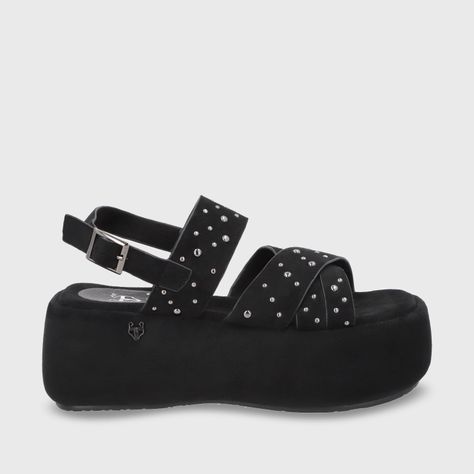 Sandalia Plataforma Negro Mujer 55962 Gotta-0
