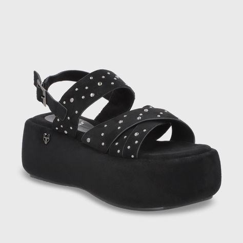 Sandalia Plataforma Negro Mujer 55962 Gotta-1