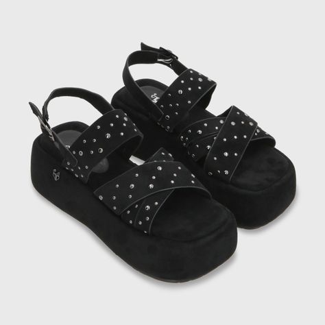 Sandalia Plataforma Negro Mujer 55962 Gotta-2