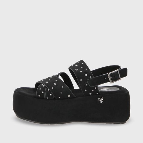 Sandalia Plataforma Negro Mujer 55962 Gotta-3