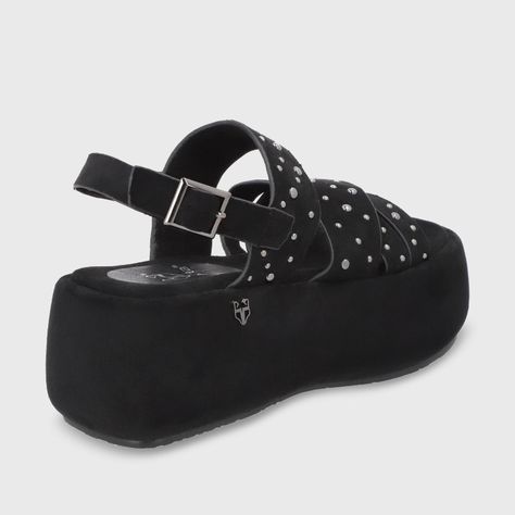 Sandalia Plataforma Negro Mujer 55962 Gotta-4