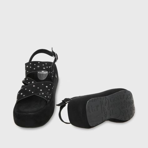 Sandalia Plataforma Negro Mujer 55962 Gotta-6