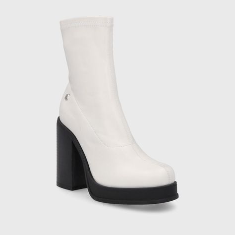 Botín Blanco Invierno Mujer 33781 Gotta-1
