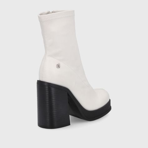 Botín Blanco Invierno Mujer 33781 Gotta-4
