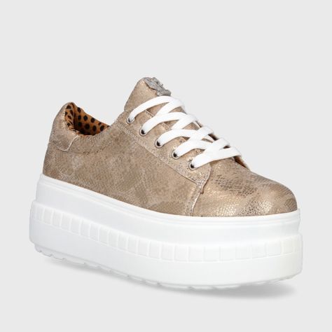 Zapatilla Dorada Mujer 13261 Gotta-1