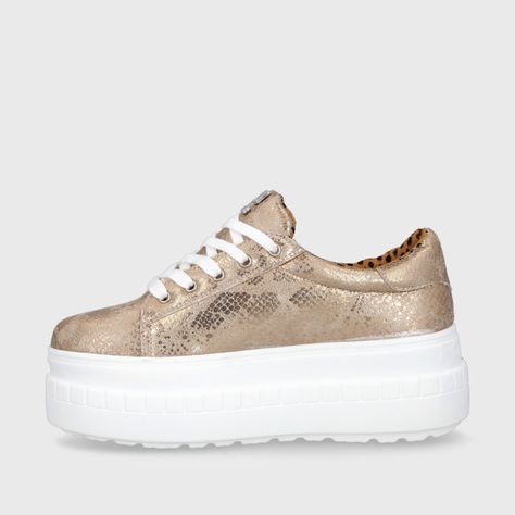 Zapatilla Dorada Mujer 13261 Gotta-3