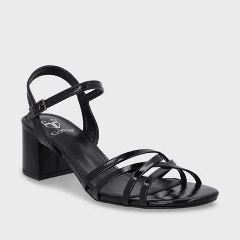Sandalia Taco Negra Mujer 55901 Gotta-1