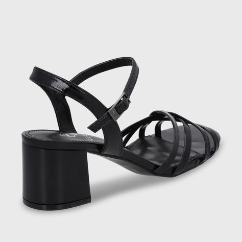 Sandalia Taco Negra Mujer 55901 Gotta-4