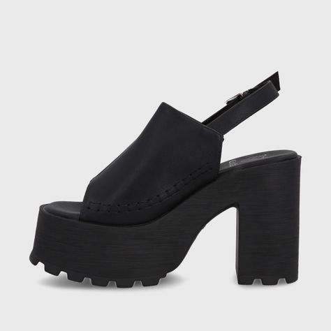 Sandalia Plataforma Negra Mujer 35283 Gotta-3