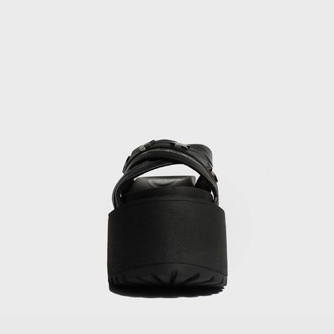 Sandalia Plataforma Negra Mujer 15677 Gotta-2