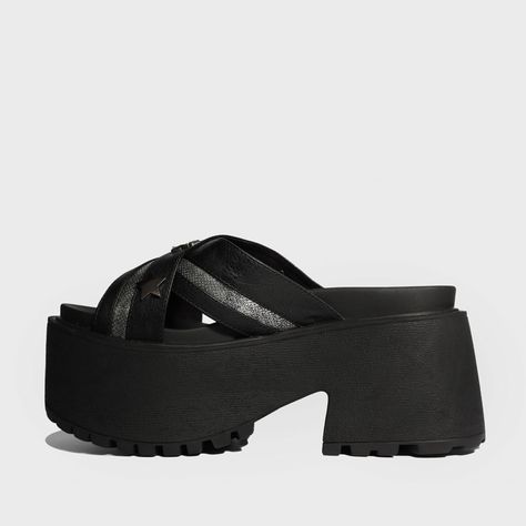Sandalia Plataforma Negra Mujer 15677 Gotta-3