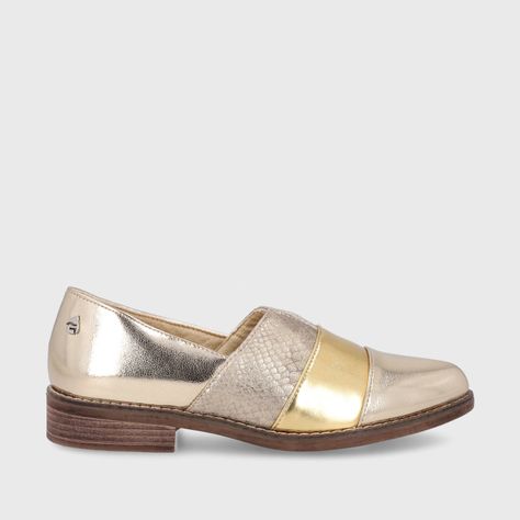 Zapato Dorado Mujer 17562 Gotta-0