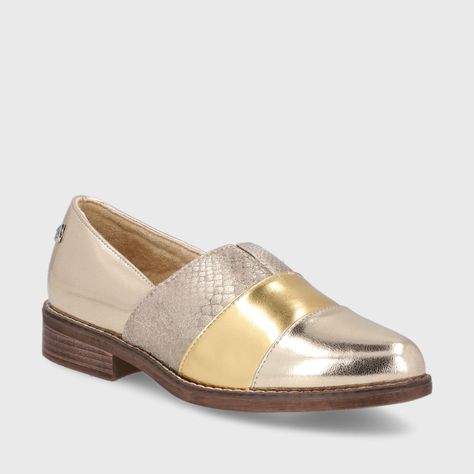 Zapato Dorado Mujer 17562 Gotta-1