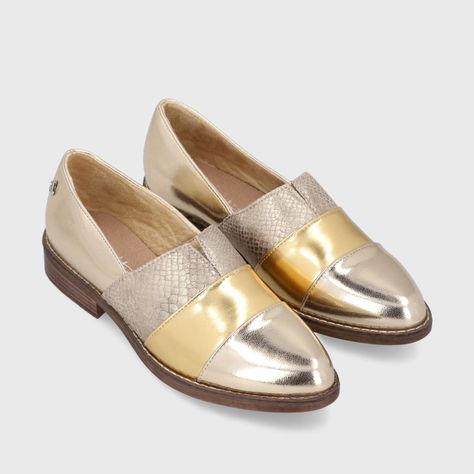 Zapato Dorado Mujer 17562 Gotta-2