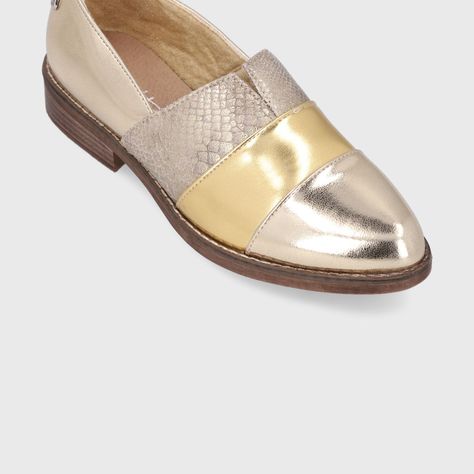Zapato Dorado Mujer 17562 Gotta-5