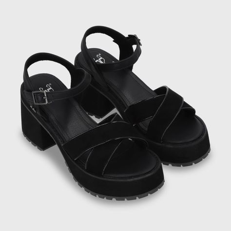 Sandalia Plataforma Negra Mujer 25796 Gotta-2