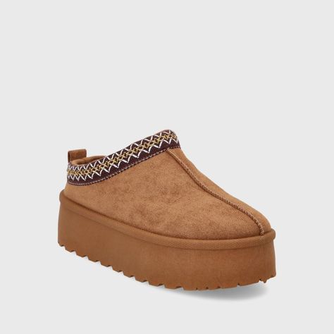 Pantufla Plataforma Camel Mujer 48112 Gotta-1