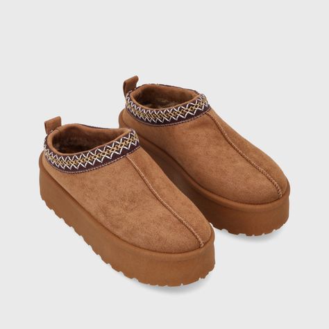 Pantufla Plataforma Camel Mujer 48112 Gotta-2