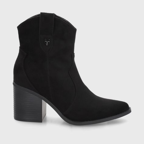 Botin Taco Negra Mujer 53780 Gotta-0