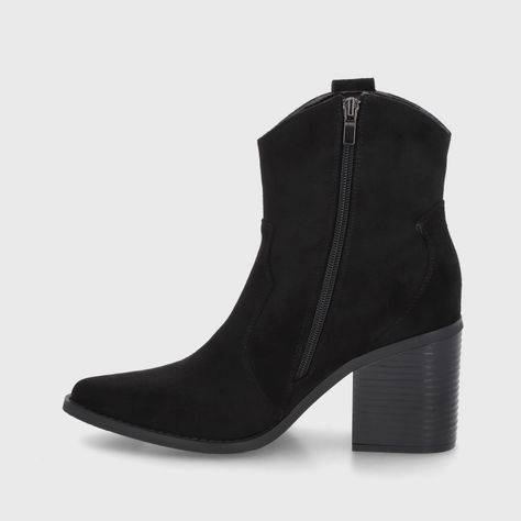 Botin Taco Negra Mujer 53780 Gotta-3