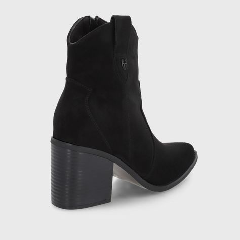 Botin Taco Negra Mujer 53780 Gotta-4