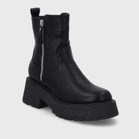 Botin Taco Negro Mujer 55270 Gotta-1