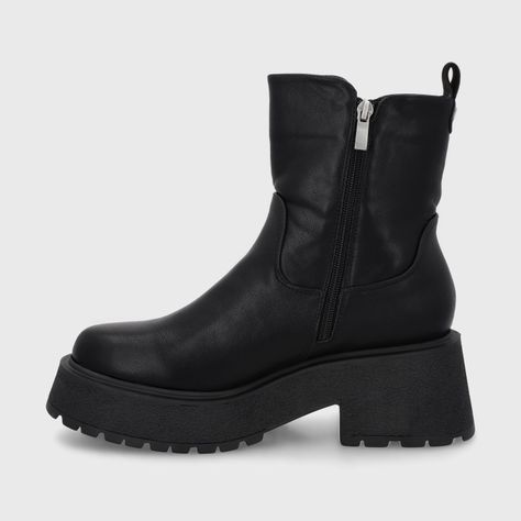Botin Taco Negro Mujer 55270 Gotta-3
