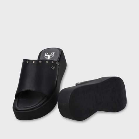 Sandalia Plataforma Negro Mujer 53730 Gotta-6