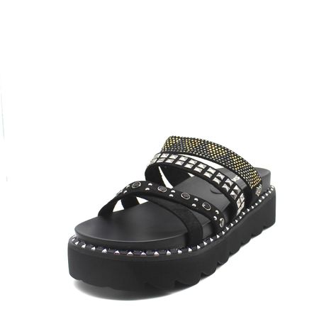 Sandalia Negra Mujer 15734 Gotta-2