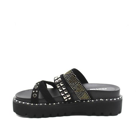 Sandalia Negra Mujer 15734 Gotta-4
