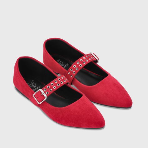 Ballerina Roja Mujer 54011 Gotta-4
