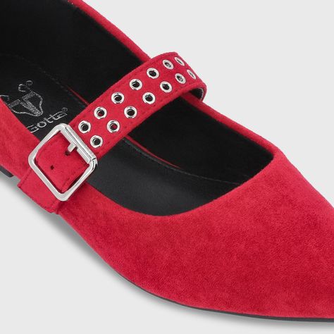 Ballerina Roja Mujer 54011 Gotta-5