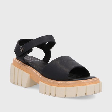 Sandalia Plataforma Negra Mujer 35161 Gotta-1