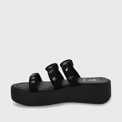 Sandalia Plataforma Negro Mujer 53732 Gotta-3