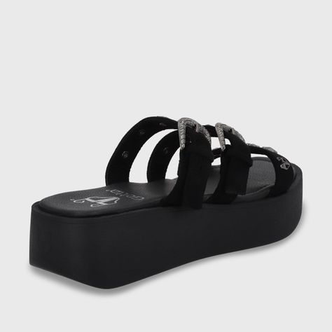 Sandalia Plataforma Negro Mujer 53732 Gotta-4