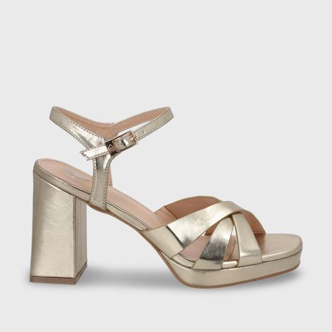 Sandalia Taco Cobre Mujer 45902 Gotta-0