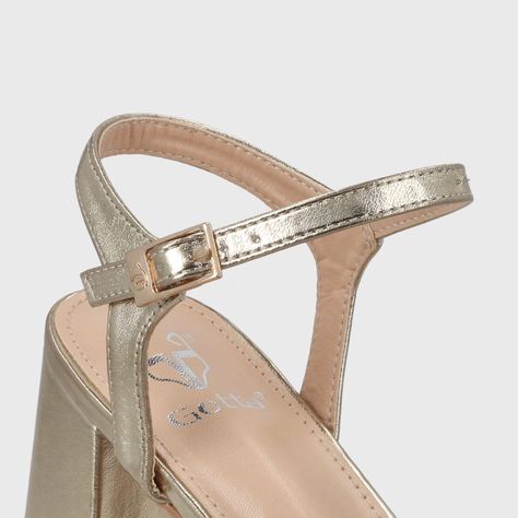 Sandalia Taco Cobre Mujer 45902 Gotta-5