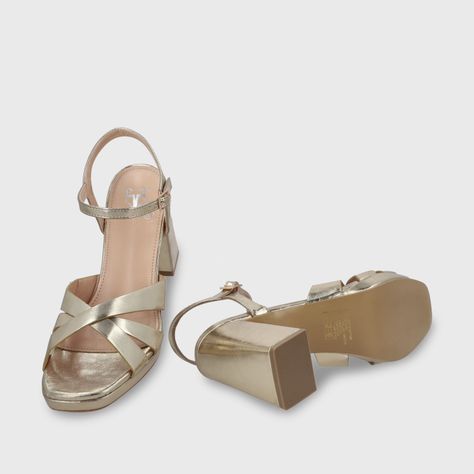 Sandalia Taco Cobre Mujer 45902 Gotta-6