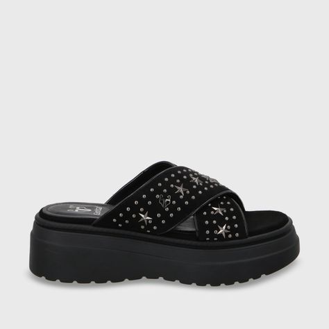 Sandalia Plataforma Negro Mujer 55921 Gotta-0